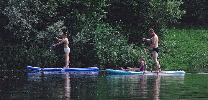 Stand up paddleboarding